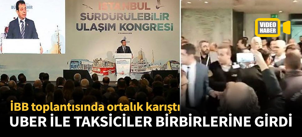 İBB'nin ulaşım çalıştayında gerginlik çıktı