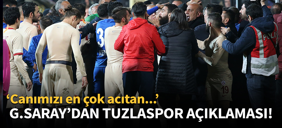 Galatasaray'dan Tuzlaspor maçı açıklaması!