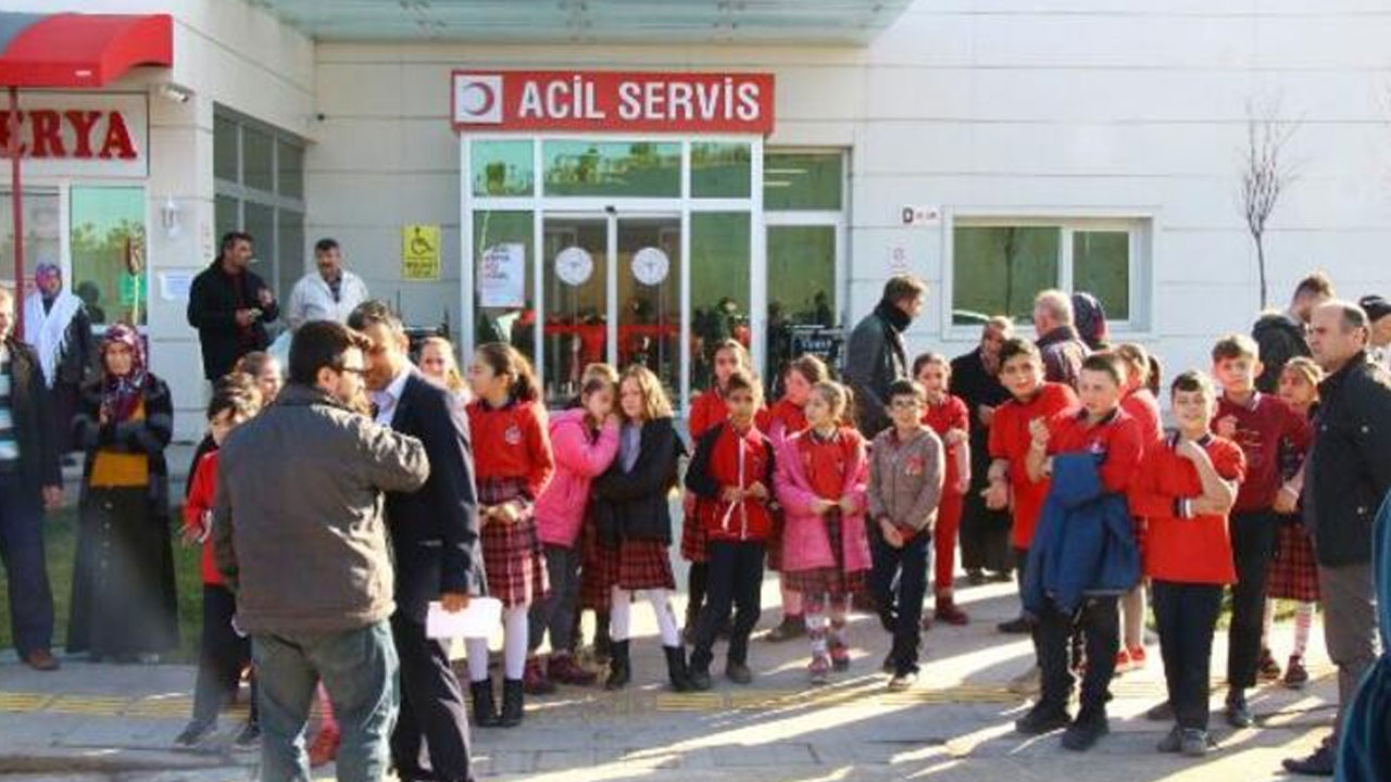 41 öğrenci gıda zehirlenmesi şüphesiyle hastaneye kaldırıldı