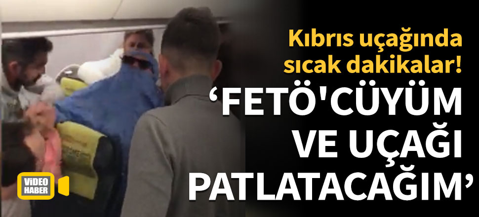 Kıbrıs uçağında bomba paniği