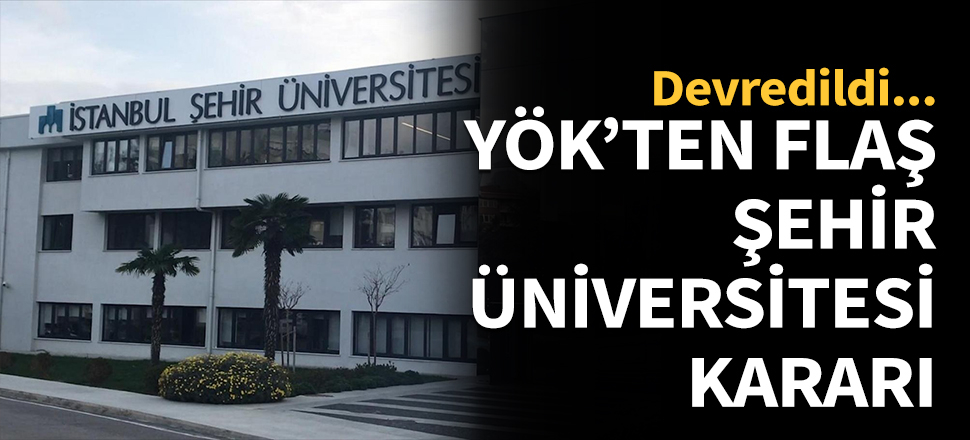 Şehir Üniversitesi devredildi...