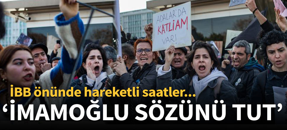 Ekrem İmamoğlu'na İBB önünde hayvan ölümü tepkisi!