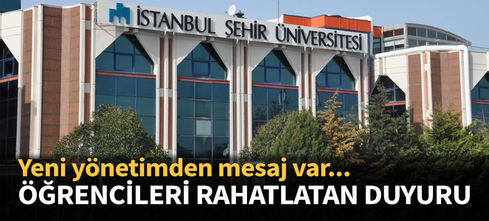 Maramara Üniversitesi'nden öğrencilere duyuru...