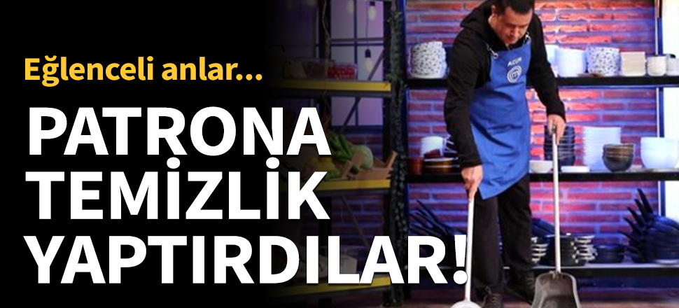 Acun Ilıcalı MasterChef'te temizlik yaptı!