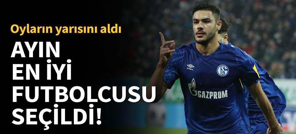 Ozan Kabak, kasım ayının en iyi oyuncusu seçildi!