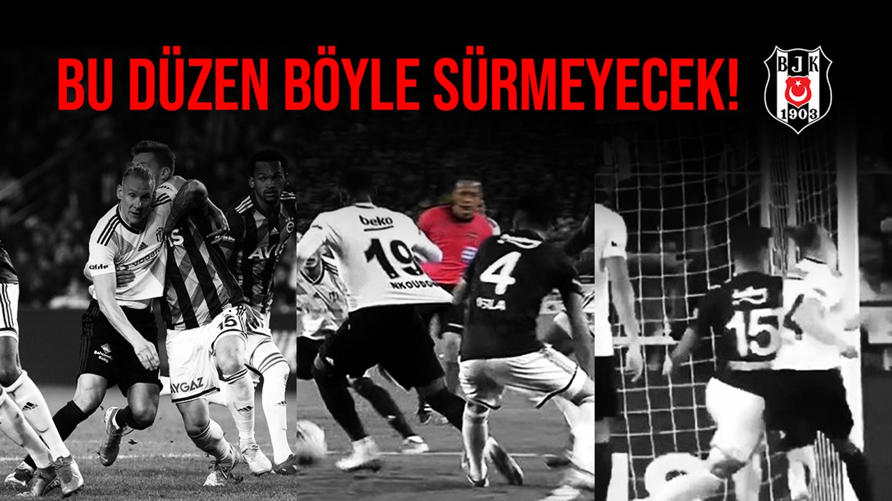 Beşiktaş'tan derbi tepkisi...