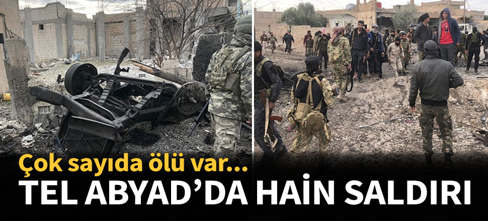 PKK'dan Tel Abyad'da hain saldırı...
