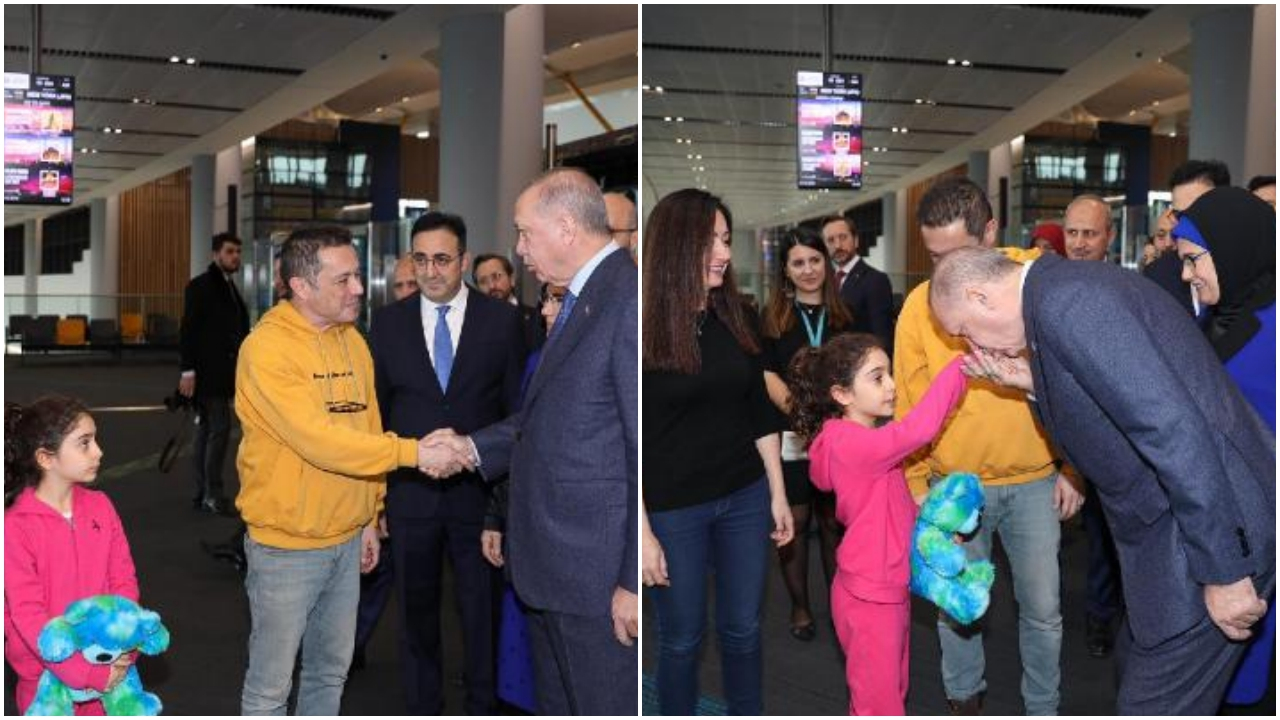 Cumhurbaşkanı Erdoğan hediyeyle karşıladı!