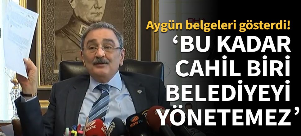 Sinan Aygün: Bu kadar cahil biri belediyeyi yönetemez. Ankara'yı çok kötü günler bekliyor