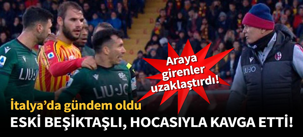 Medel ile Mihajlovic birbirine girdi!