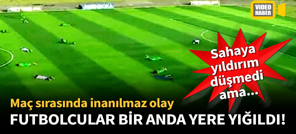 Tanzanya'da futbol sahasını arılar bastı!
