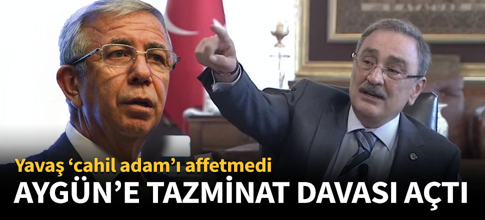Mansur Yavaş, Sinan Aygün'e tazminat davası açtı