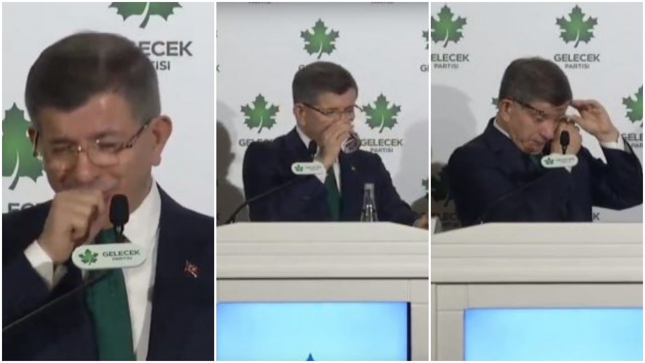 Ahmet Davutoğlu'nun zor anları!