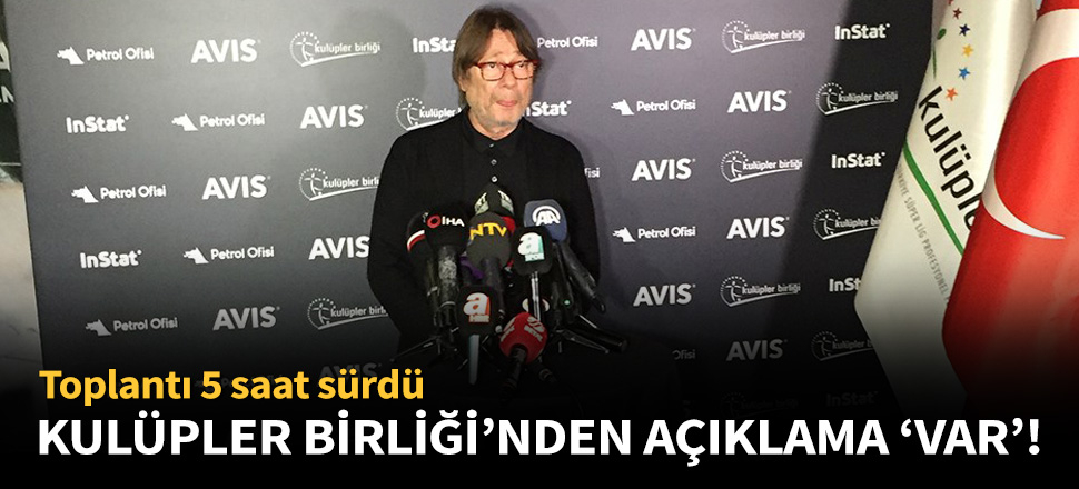 Kulüpler Birliği yılın son toplantısını yaptı!
