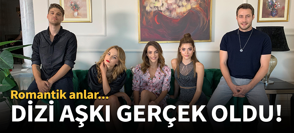 Dizi aşkı gerçek oldu!