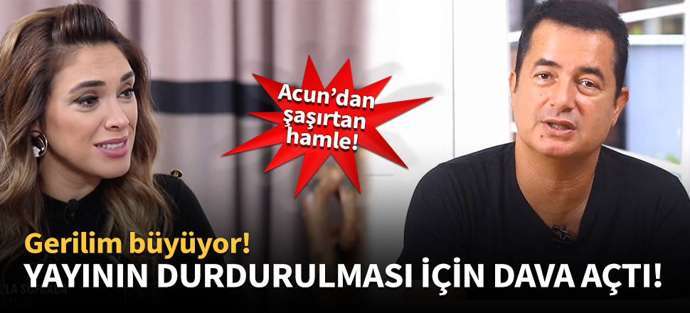 Yayının durdurulması için dava açtı!