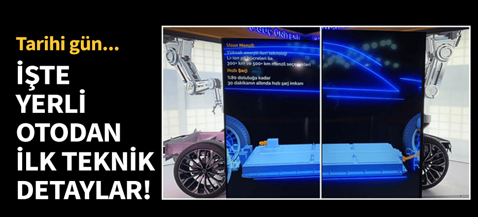 Yerli otomobilden ilk teknik detaylar geldi!