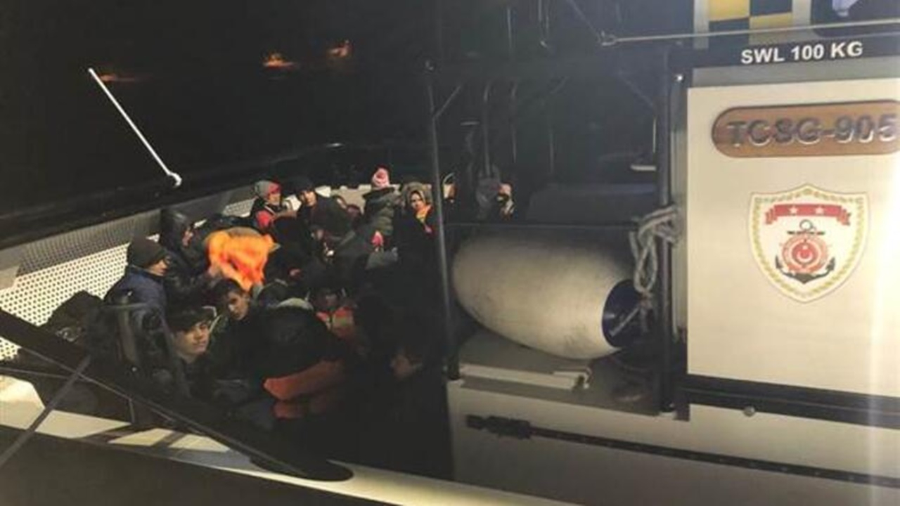 Çanakkale’de 43 kaçak göçmen yakalandı