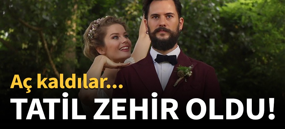 Tatilde aç kaldılar!