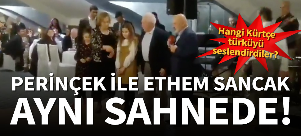 Doğu Perinçek ve Ethem Sancak aynı sahnede