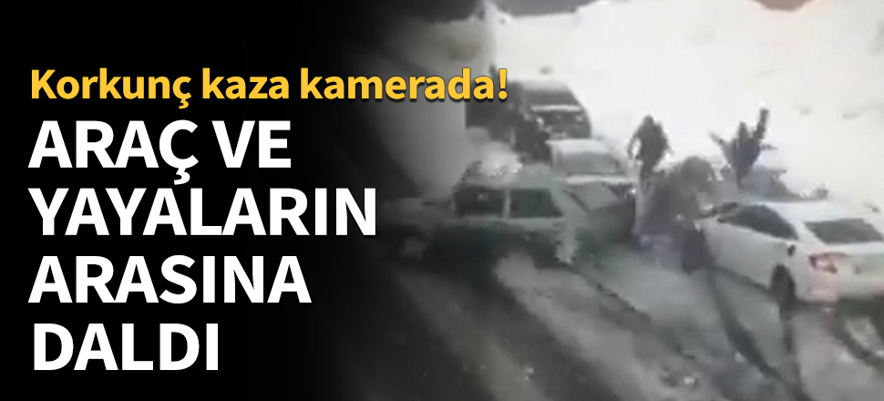 Kahramanmaraş'taki zincirleme kaza kamerada...