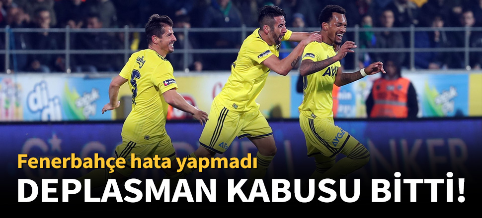 Fenerbahçe, Çaykur Rizespor'u 2-1 mağlup etti!