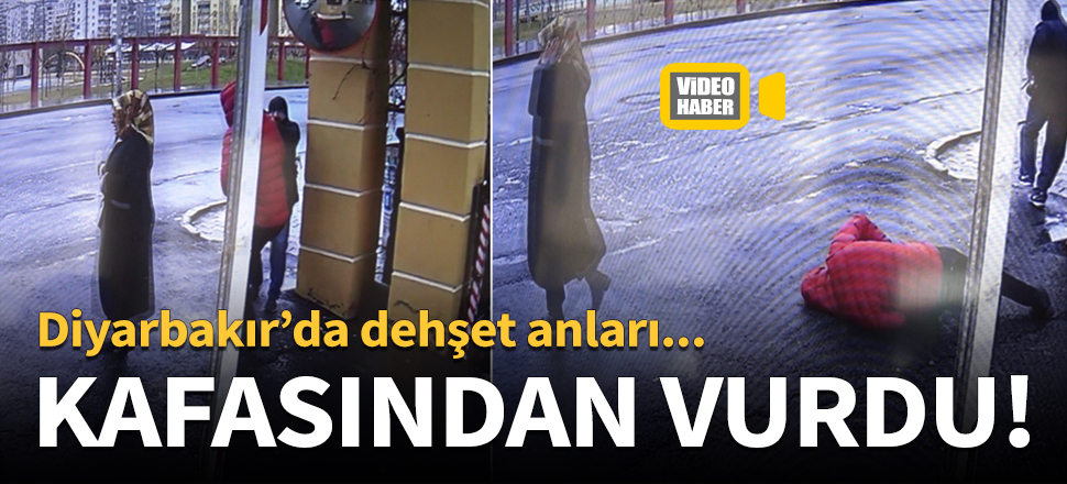Kafasından böyle vurdu!
