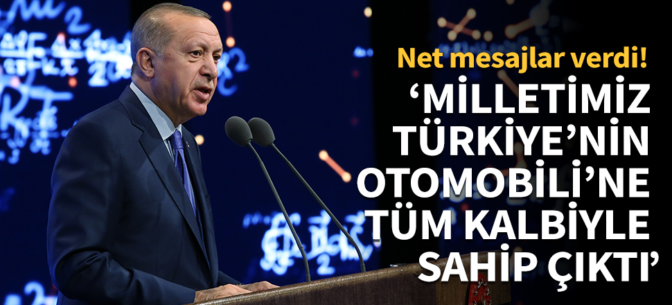 Cumhurbaşkanı Erdoğan'dan bilim insanlarına destek mesajı!