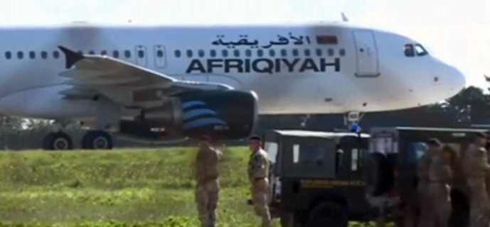 Kaçırılan Libya uçağında tüm yolcular serbest, korsanlar gözaltında!
