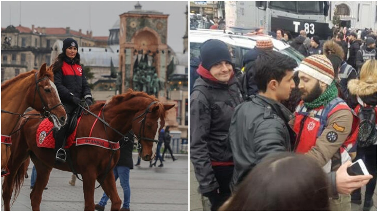 Taksim yeni yıla hazırlanıyor!