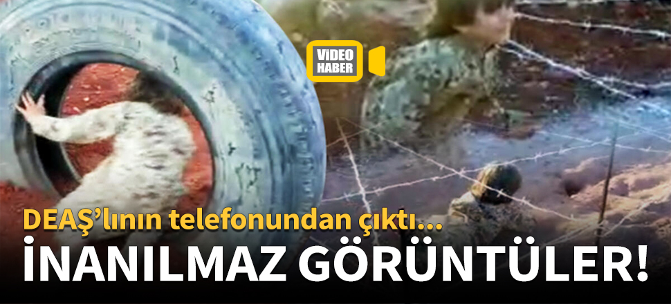Bu görüntüler DEAŞ'lının telefonundan çıktı!