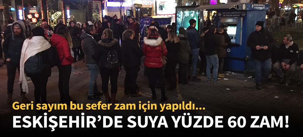 Yılbaşı için değil zamlar için geri sayım yaptılar!