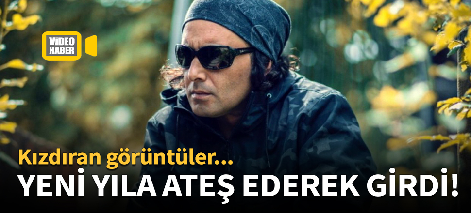 Ateş ederek yeni yıla girdi!
