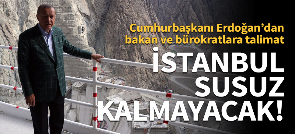 Cumhurbaşkanı Erdoğan Melen Barajı projesine el koydu!