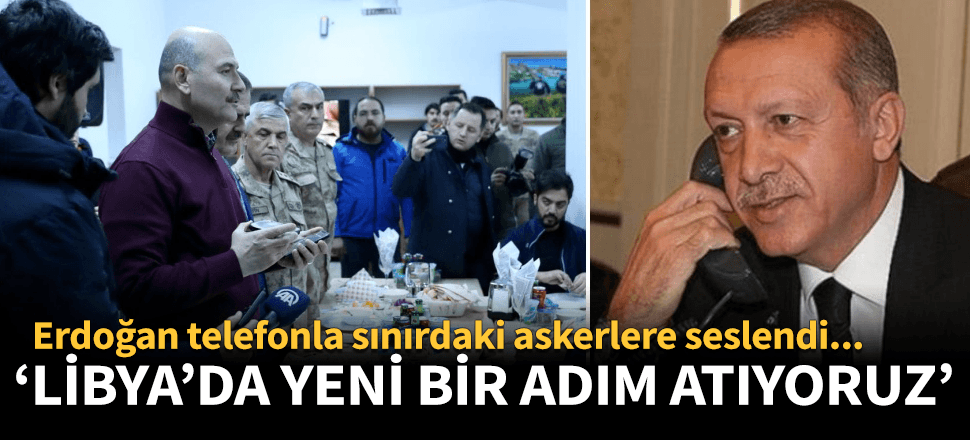 Cumhurbaşkanı Erdoğan, sınırdaki askerlerin yeni yılını kutladı!