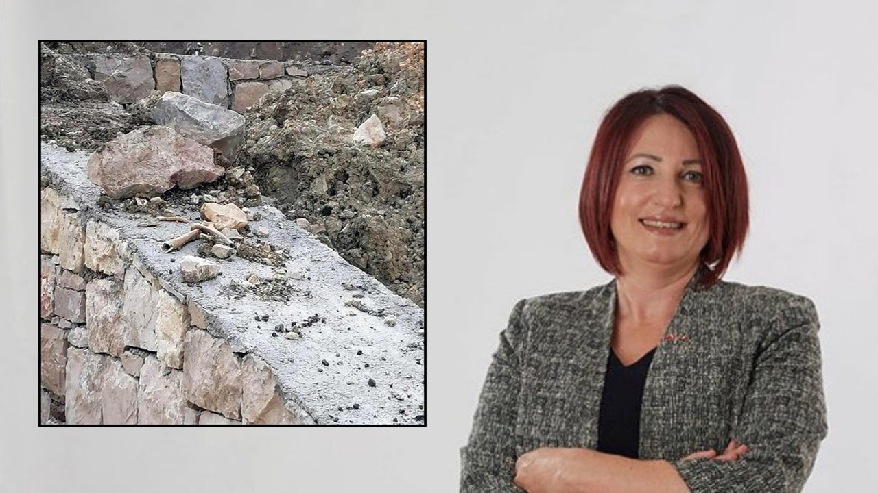 CHP'li belediye mezarlık üstüne kafeterya yapıyor iddiası!