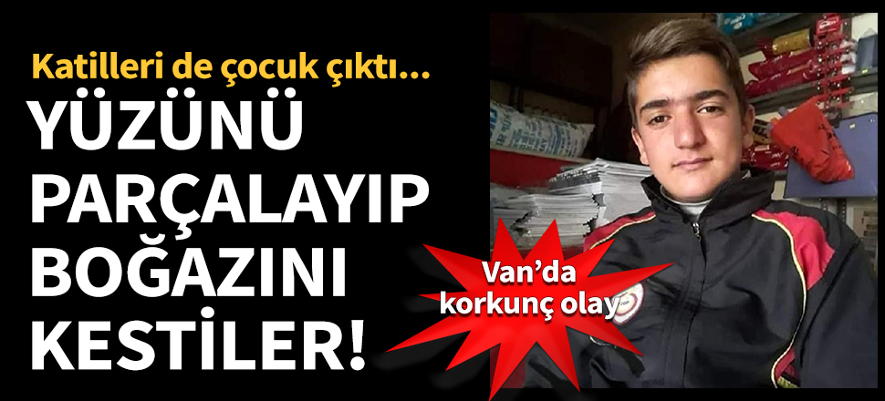 Van'da korkunç olay! Yüzünü parçalayıp boğazını kestiler!