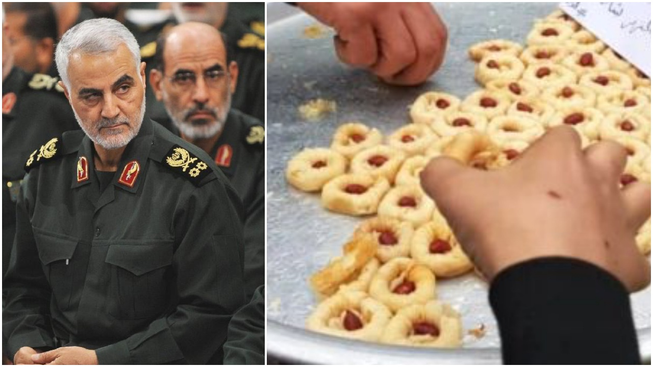 Süleymani'nin ölümü bazılarını mutlu etti! Tatlı dağıttılar...