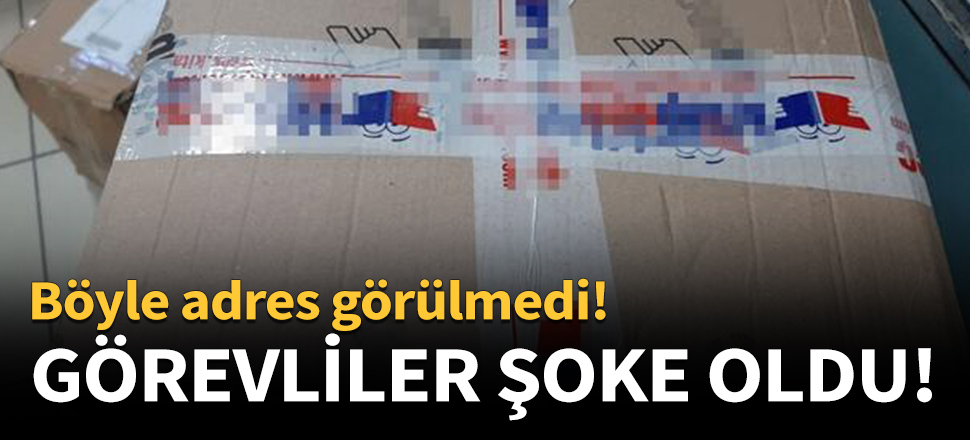 Kargo paketinde yer alan yol tarifi görenleri şaşırttı!