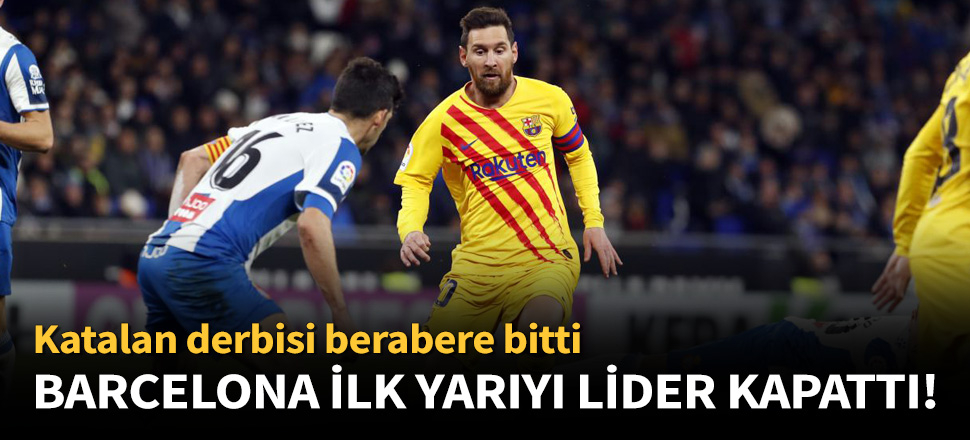 Barcelona, Espanyol ile 2-2 berabere kaldı!