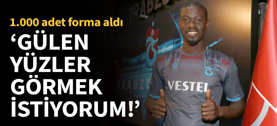 Trabzonspor, Ndiaye için imza töreni düzenledi!
