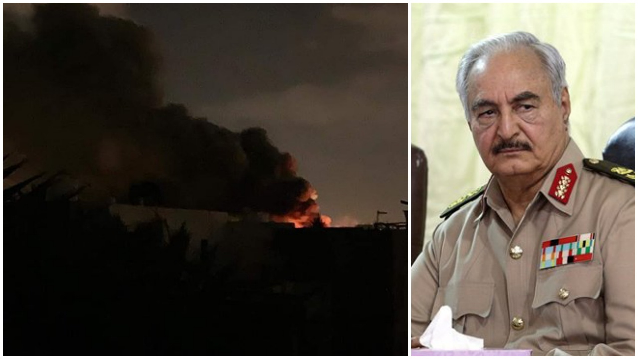 Libya'da Hafter'e bağlı uçaklar askeri okulu vurdu! Ölü ve yaralılar var...
