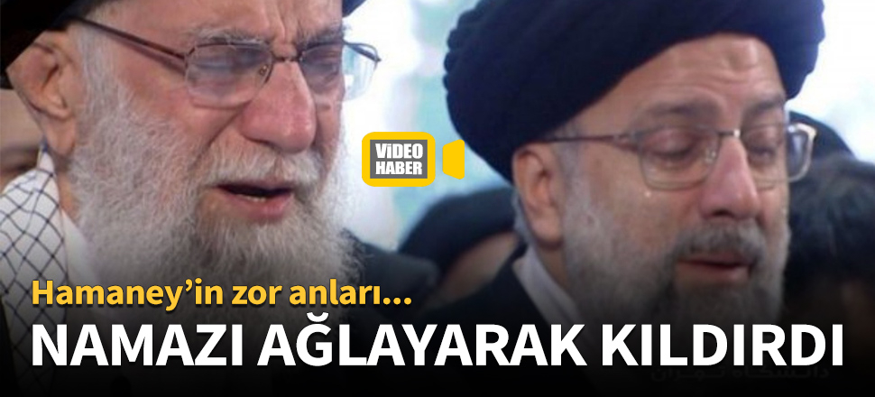 Hamaney'in zor anları! Namazı ağlayarak kıldırdı