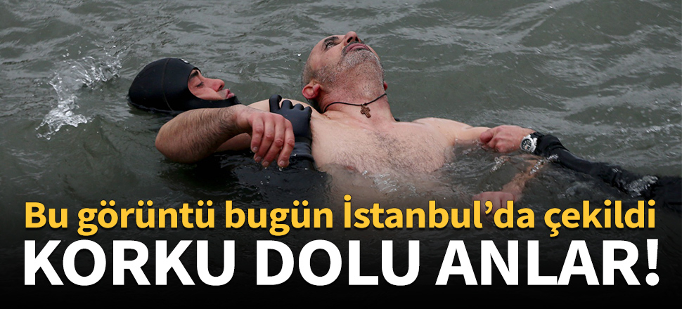 Bu görüntü bugün İstanbul’da çekildi!