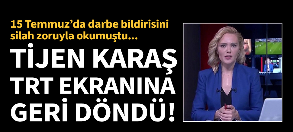 Tijen Karaş, yeniden TRT ekranlarına döndü!