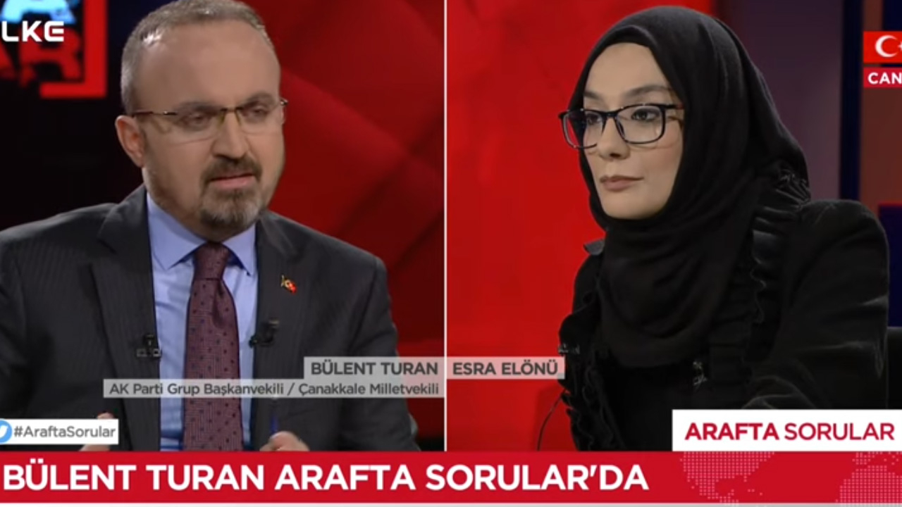Bülent Turan Arınç'ın ismini duyunca böyle kükredi