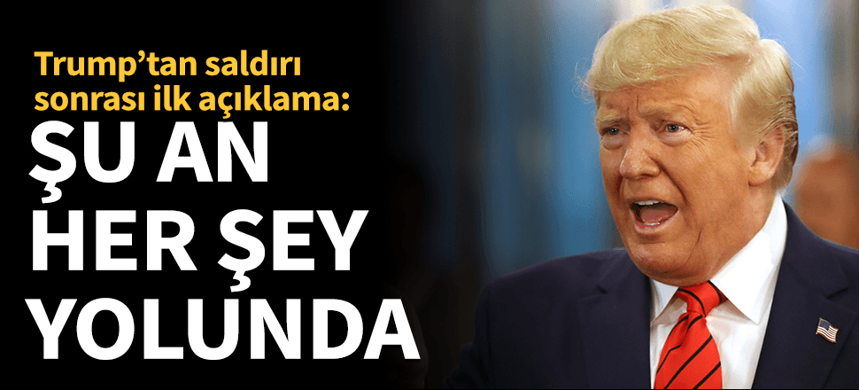 İran'ın misillemesi sonrası Trump'tan ilk açıklama: Her şey yolunda...