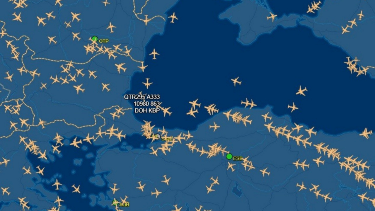 İstanbul'da uçuş yoğunluğu!