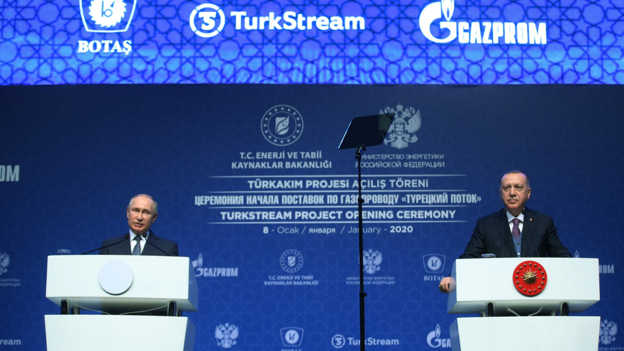 İstanbul'da tarihi gün! TürkAkım hattı açıldı...
