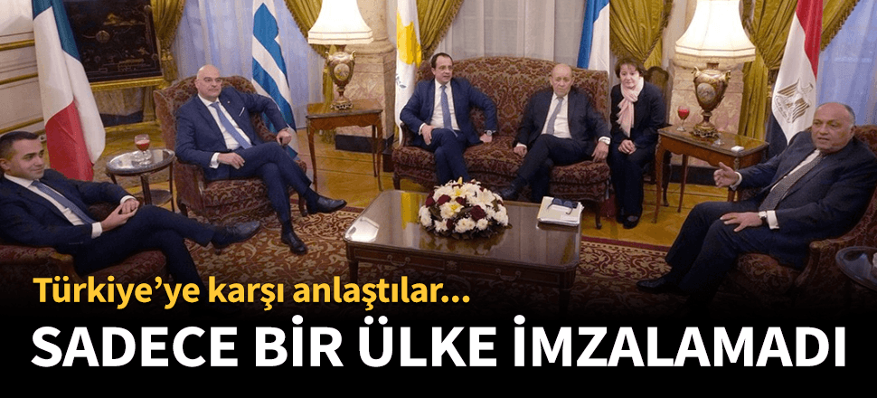 Türkiye'ye karşı anlaştılar! Sadece bir ülke imzalamadı...